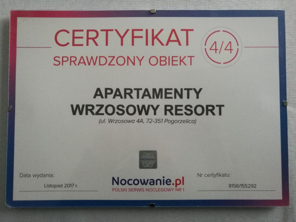 Wrzosowy Resort Pogorzelica Apartament Perlowy Sea&Forest Екстер'єр фото